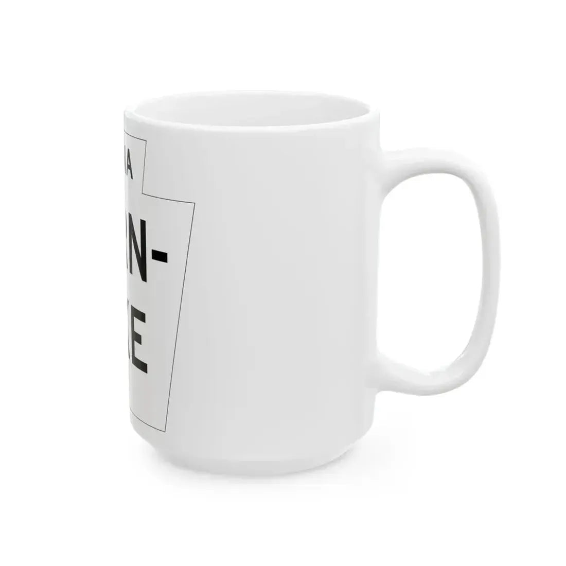 Pennsylvania Turnpike logo white (Pennsylvania) (Road Sign) White Coffee Mug - Go Mug Yourself