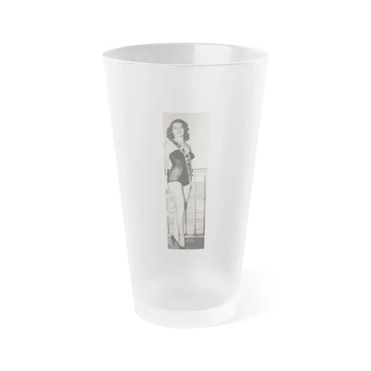 Penny Duncan #01 (Vintage Female Icon) Frosted Pint Glass 16oz 16oz Frosted - Go Mug Yourself