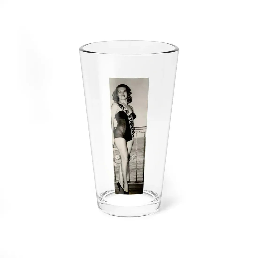 Penny Duncan #01 (Vintage Female Icon) Pint Glass 16oz 16oz - Go Mug Yourself