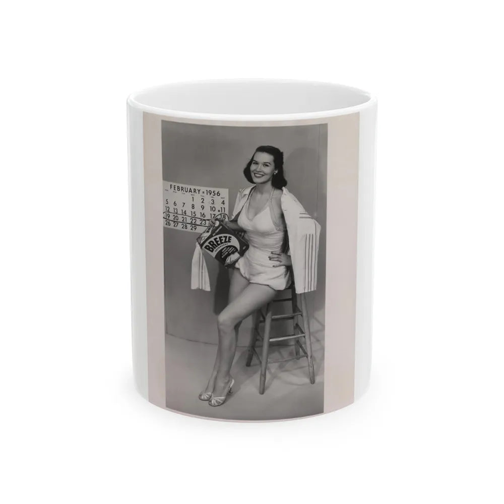 Penny Duncan #59 - 8x10 Vintage Pin-Up Photo from 1956 Penny Advertising for a Laundry Detergent (Vintage Female Icon) White Coffee Mug-11oz-Go Mug Yourself