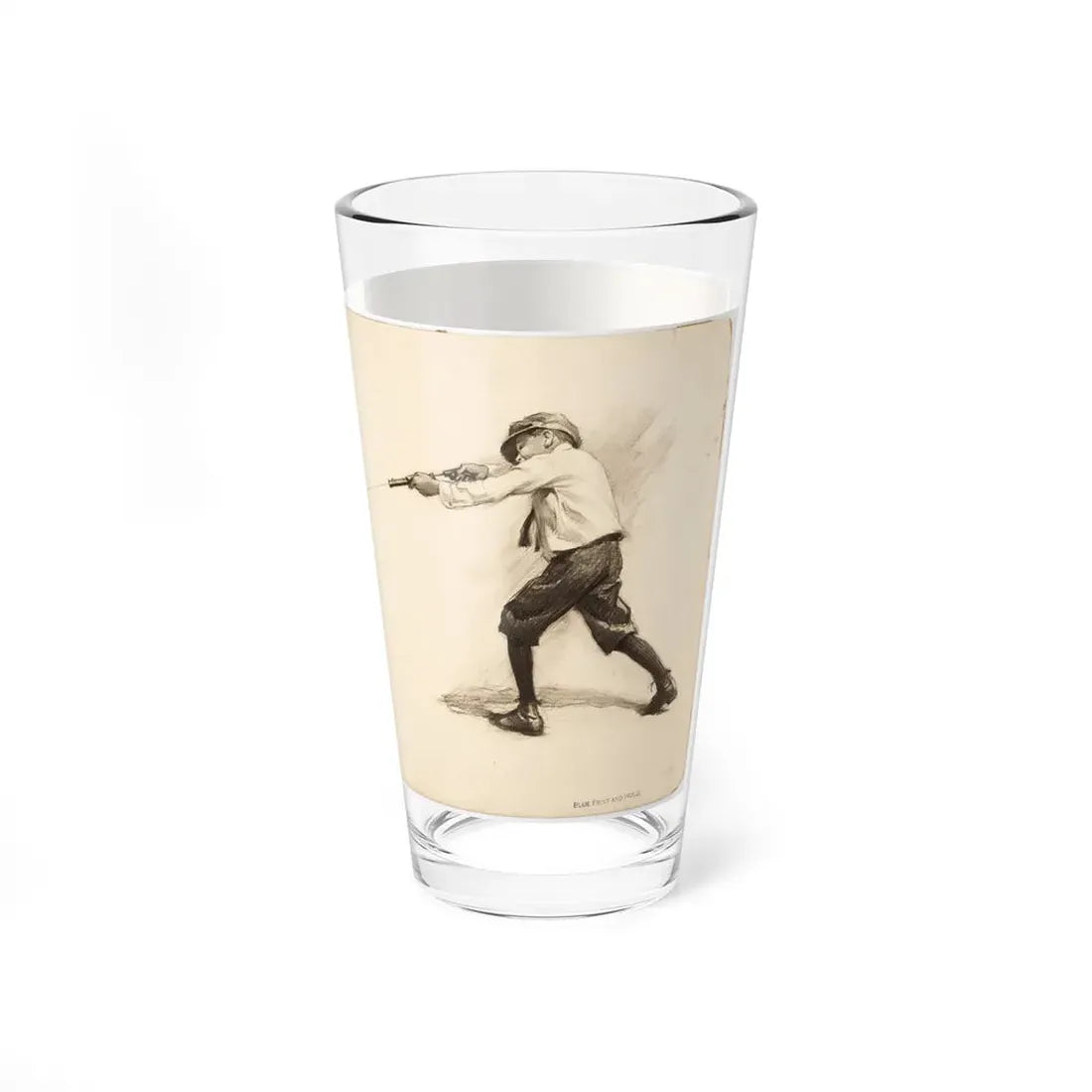 Penrod's Little Cousin, Cosmopolitan Magazine illustration, 1916 (Magazine Illustration) Pint Glass 16oz - Go Mug Yourself