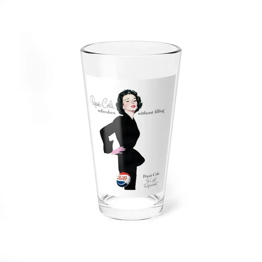Pepsi ad, This Week Magazine, September 20, 1953 (Magazine Illustration) Pint Glass 16oz 16oz - Go Mug Yourself