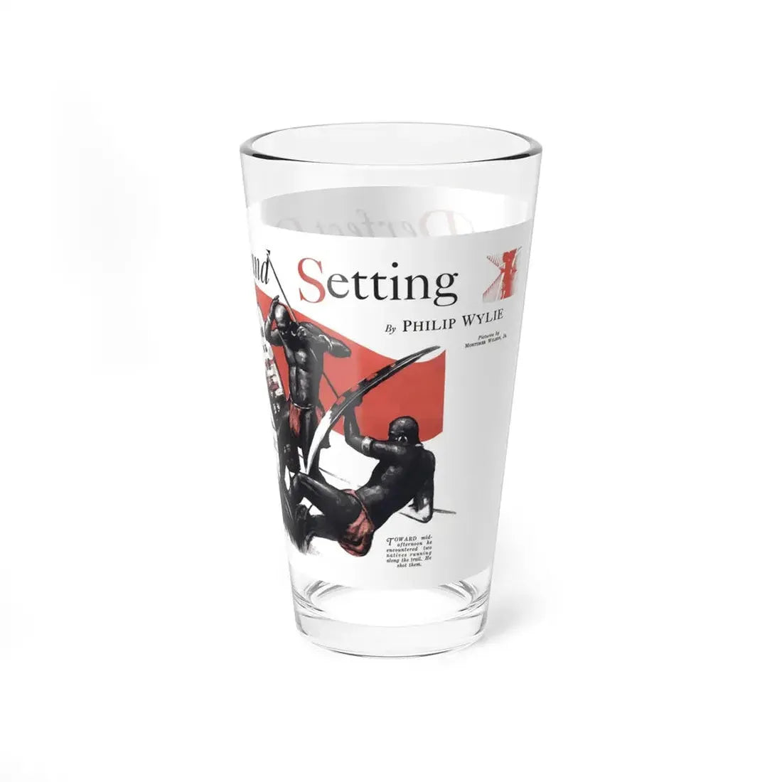 Perfect Cast and Setting (1), Liberty magazine, July 9, 1932 (Magazine Illustration) Pint Glass 16oz - Go Mug Yourself