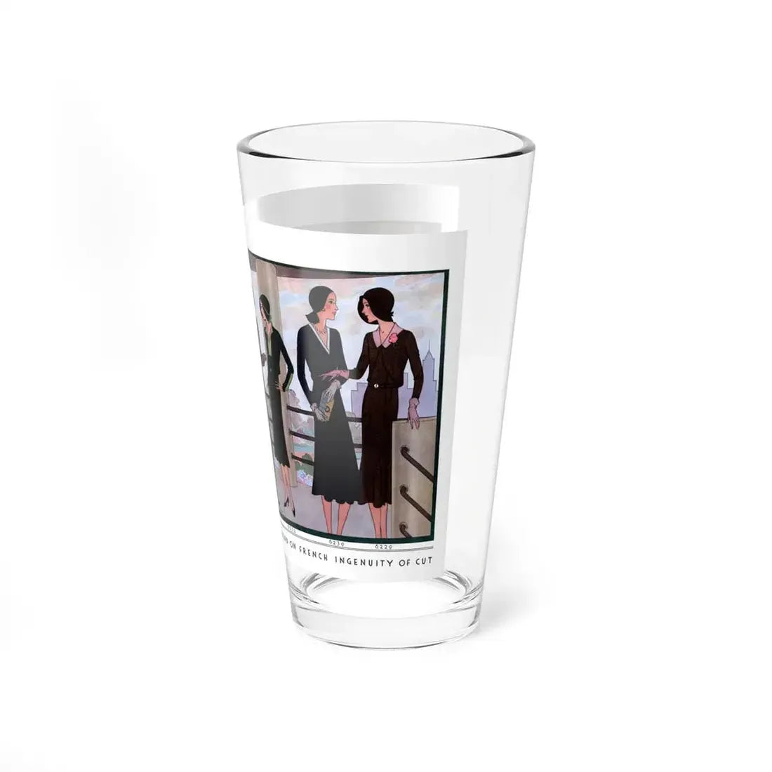 Perfect Lines In Autumn Tailleurs..., McCall's, September 1930 (Magazine Illustration) Pint Glass 16oz - Go Mug Yourself
