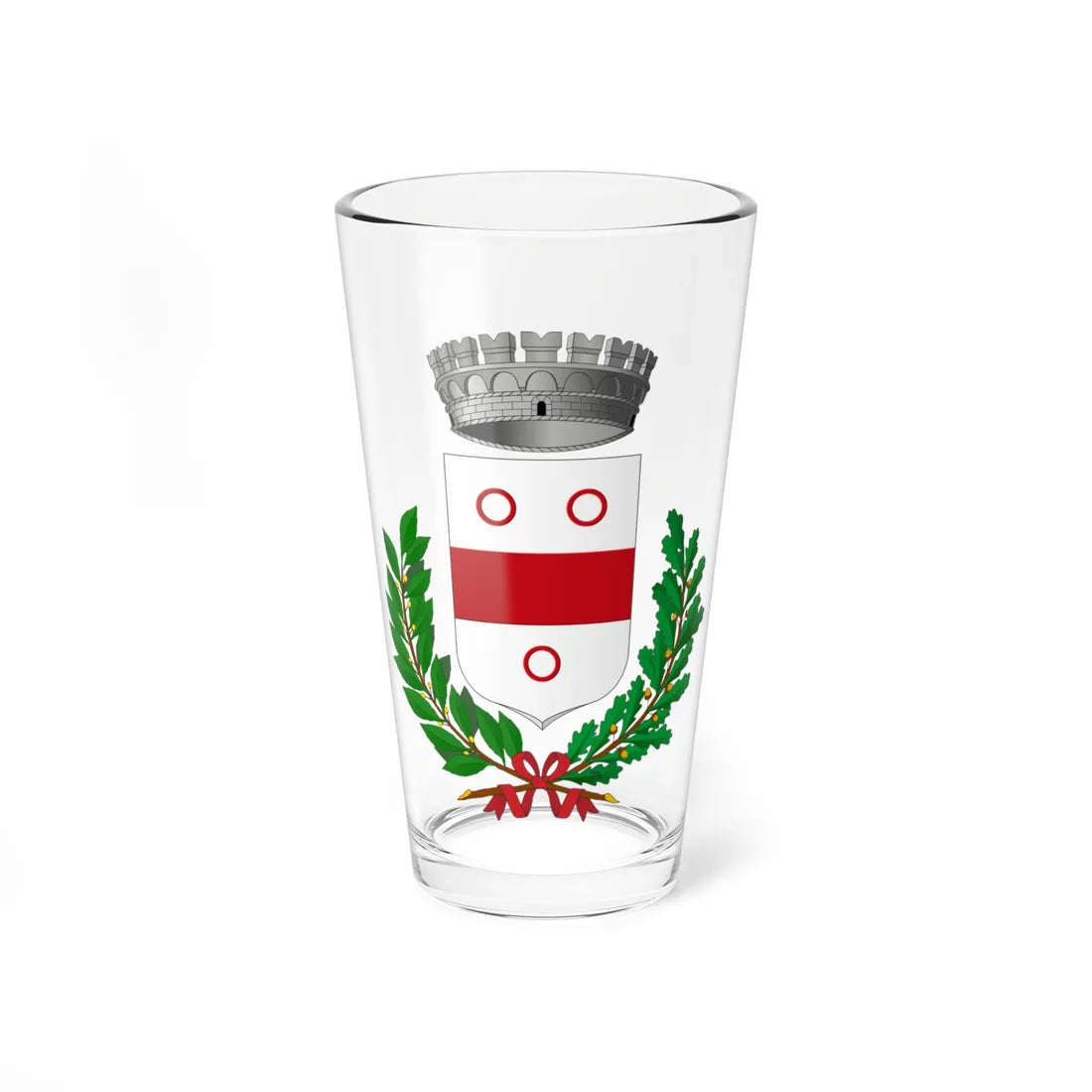 Pergine Valdarno-Stemma (Italy) (Coat of Arms) Pint Glass 16oz 16oz - Go Mug Yourself