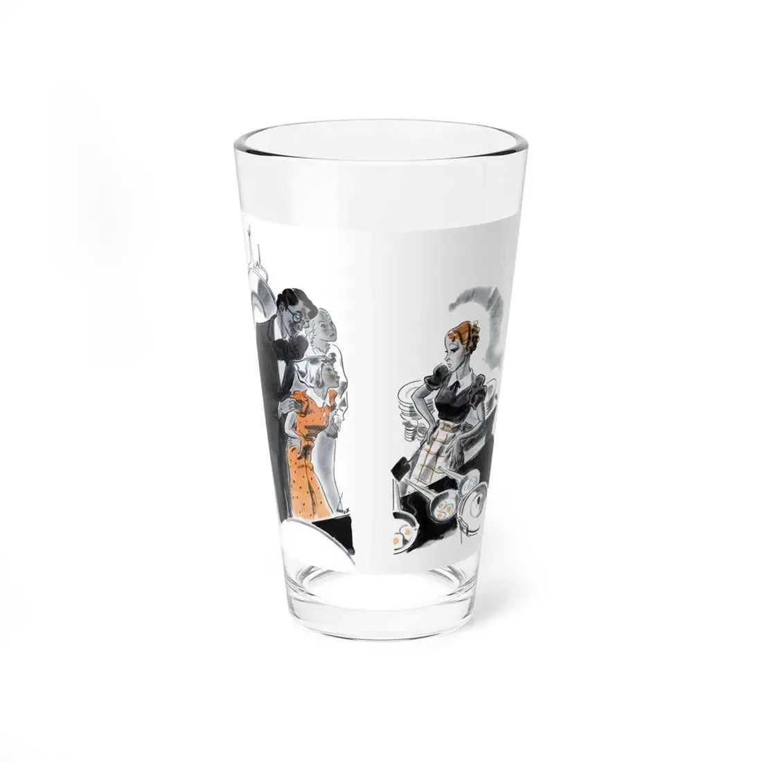 Perish Me Gently, The American Magazine, June 1936 (Magazine Illustration) Pint Glass 16oz 16oz - Go Mug Yourself