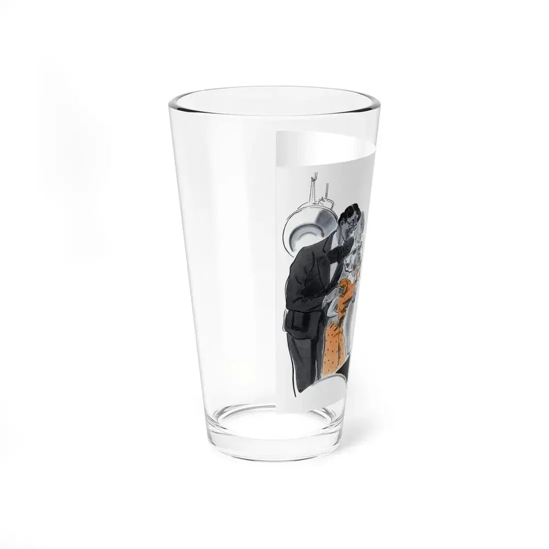 Perish Me Gently, The American Magazine, June 1936 (Magazine Illustration) Pint Glass 16oz - Go Mug Yourself