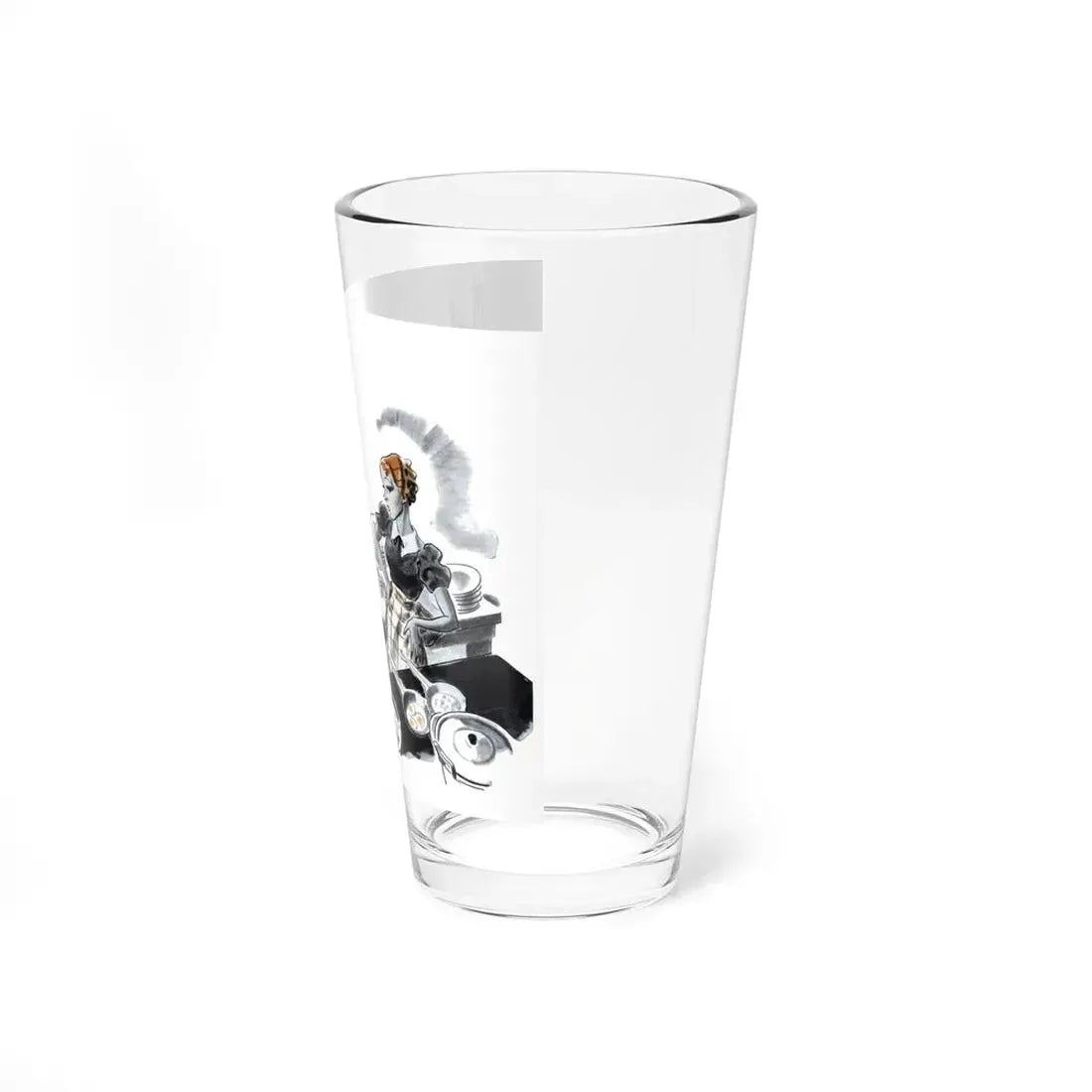 Perish Me Gently, The American Magazine, June 1936 (Magazine Illustration) Pint Glass 16oz - Go Mug Yourself