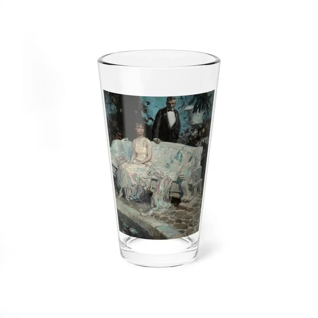 Perry (Magazine Illustration) Pint Glass 16oz 16oz - Go Mug Yourself