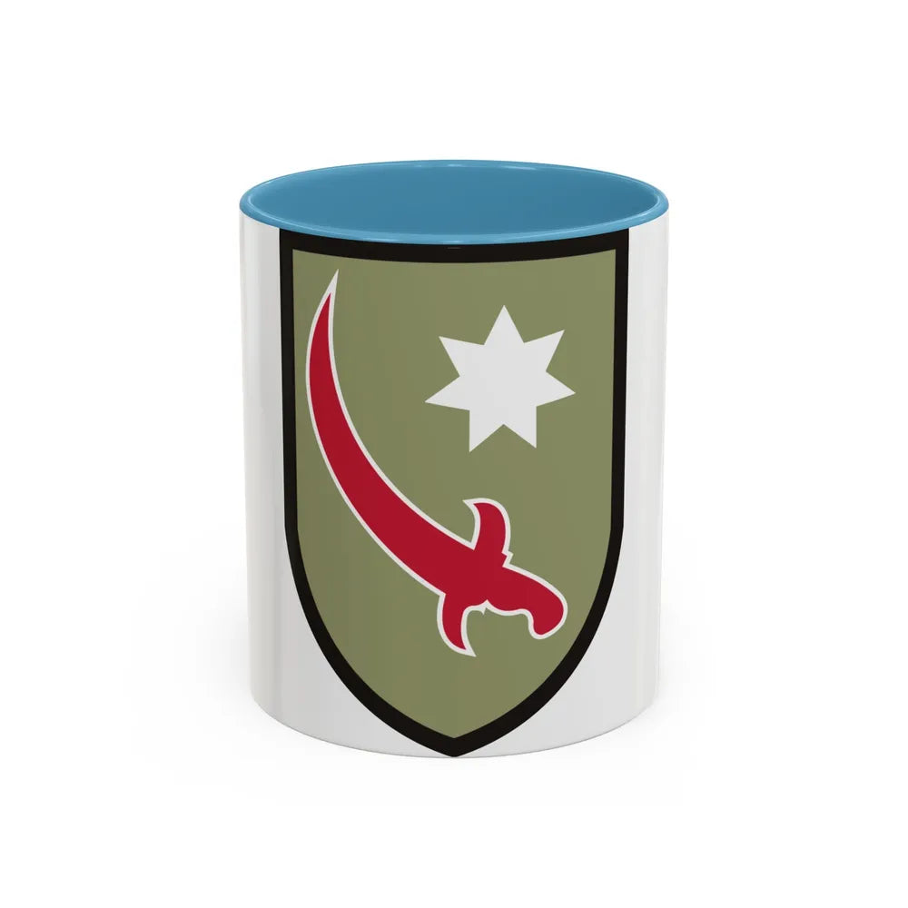 Persian Gulf Service Command (U.S. Army) Accent Coffee Mug 11oz Light Blue - Go Mug Yourself