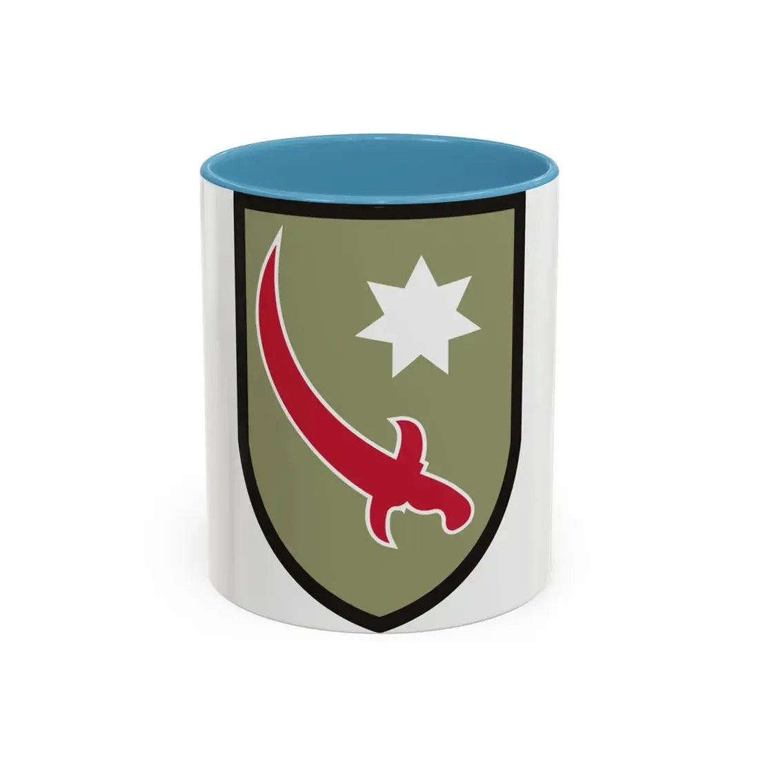 Persian Gulf Service Command (U.S. Army) Accent Coffee Mug 11oz Light Blue - Go Mug Yourself
