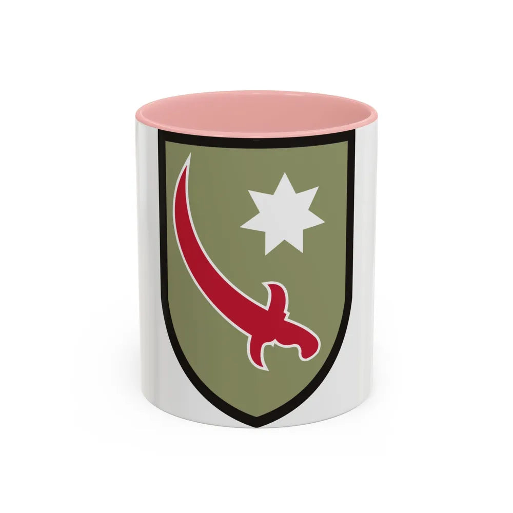 Persian Gulf Service Command (U.S. Army) Accent Coffee Mug 11oz Pink - Go Mug Yourself