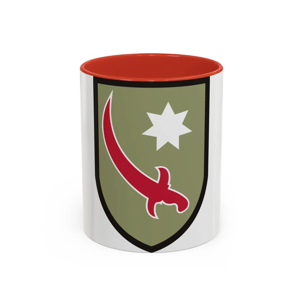 Persian Gulf Service Command (U.S. Army) Accent Coffee Mug 11oz Red - Go Mug Yourself