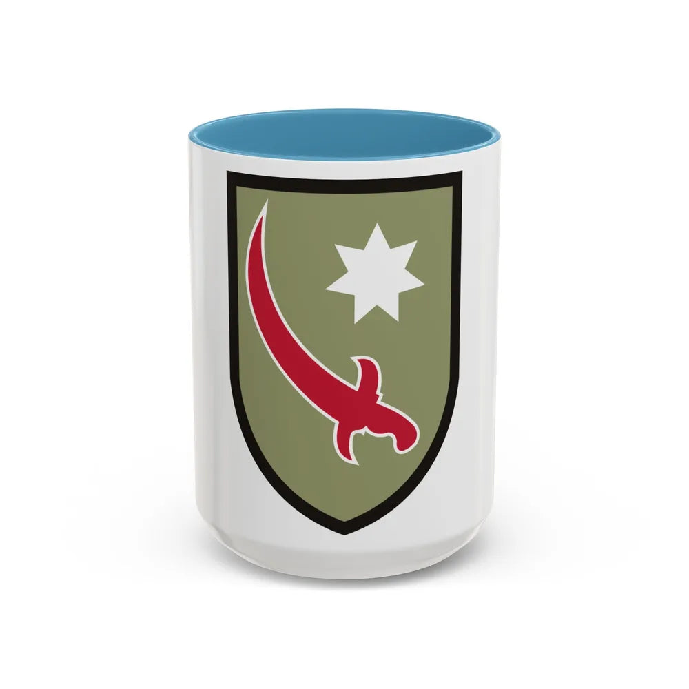 Persian Gulf Service Command (U.S. Army) Accent Coffee Mug 15oz Light Blue - Go Mug Yourself