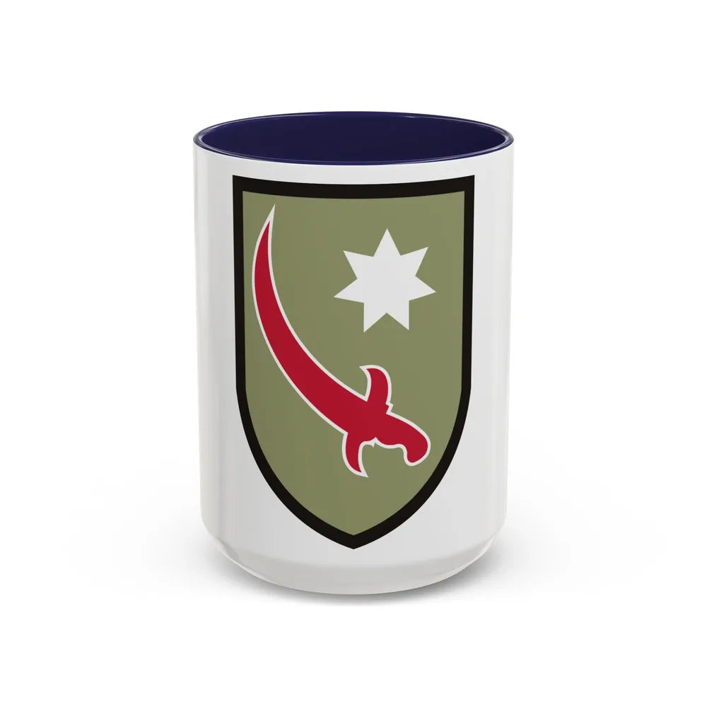 Persian Gulf Service Command (U.S. Army) Accent Coffee Mug 15oz Navy - Go Mug Yourself
