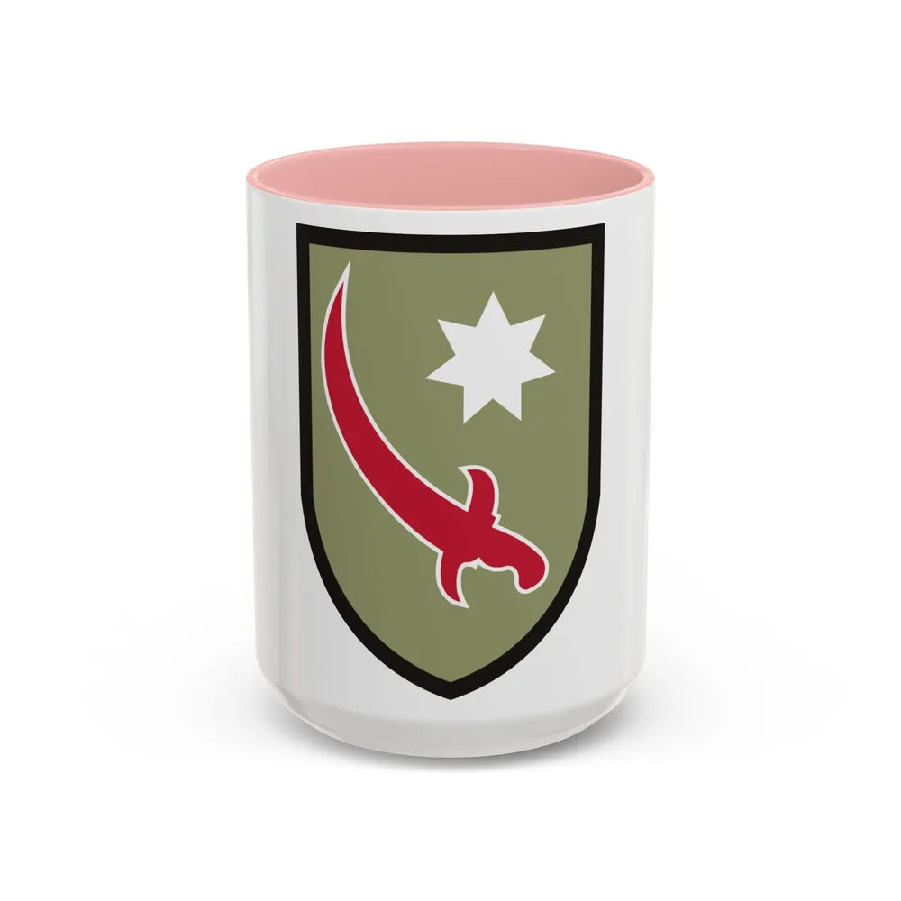 Persian Gulf Service Command (U.S. Army) Accent Coffee Mug 15oz Pink - Go Mug Yourself