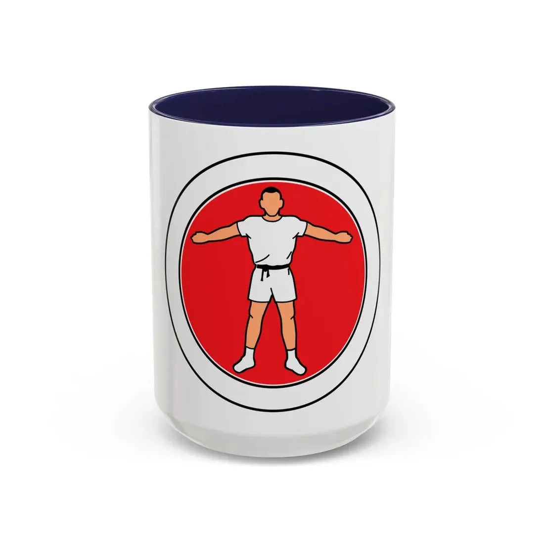 Personal Fitness (Boy Scout Merit Badge) Accent Coffee Mug 15oz Navy - Go Mug Yourself
