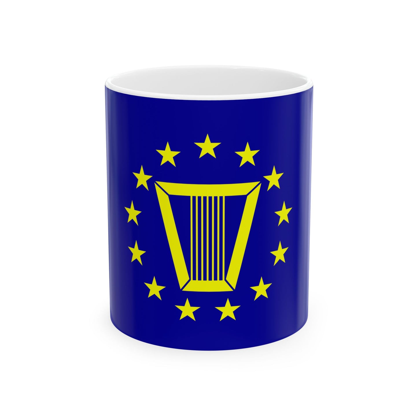 Personal flag of the deputies and assistants of the Inspector General for the U.S. Department of Defense (United States) White Coffee Mug-11oz-Go Mug Yourself