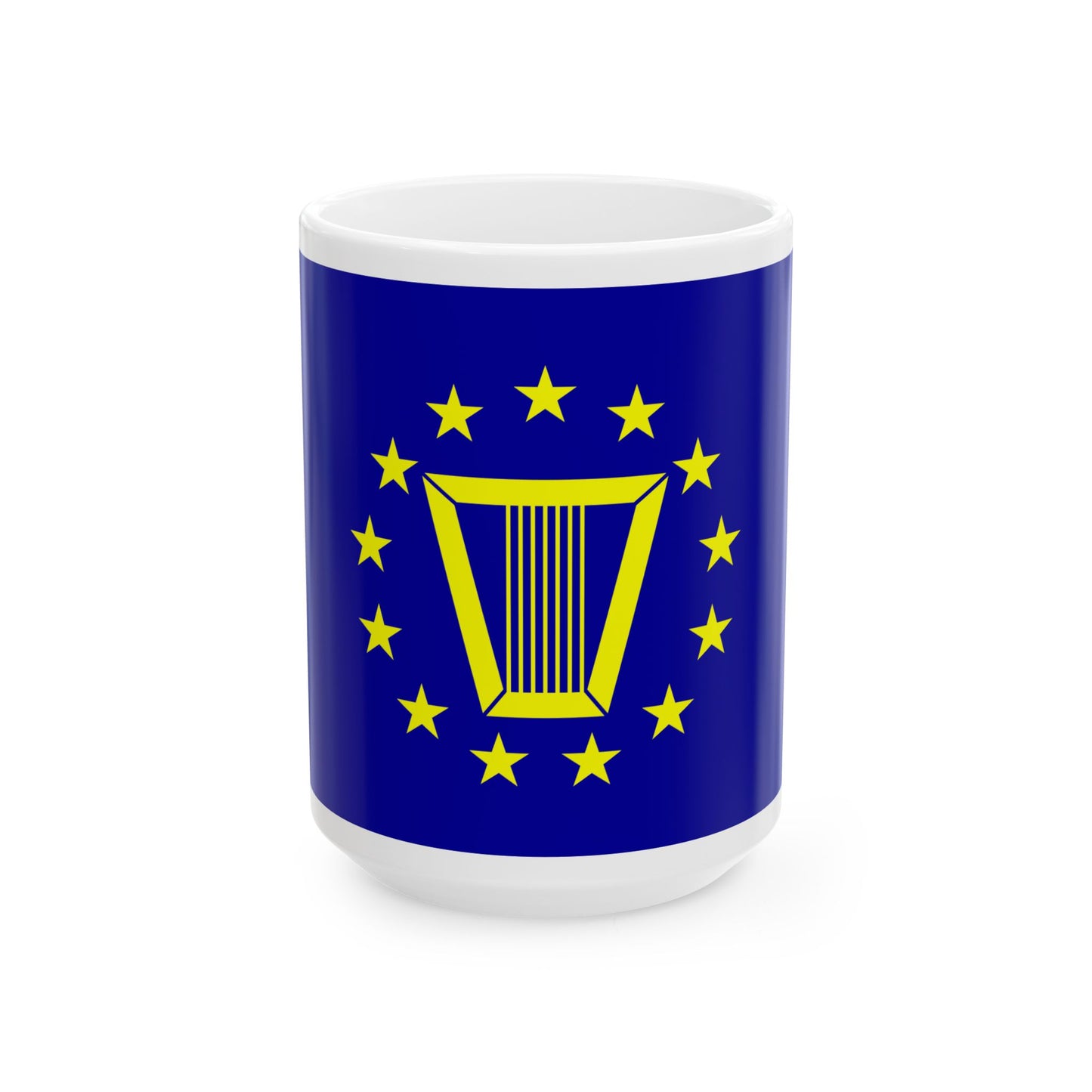 Personal flag of the deputies and assistants of the Inspector General for the U.S. Department of Defense (United States) White Coffee Mug-15oz-Go Mug Yourself