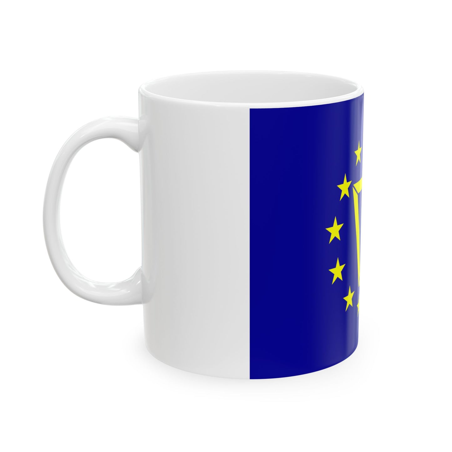 Personal flag of the deputies and assistants of the Inspector General for the U.S. Department of Defense (United States) White Coffee Mug-Go Mug Yourself