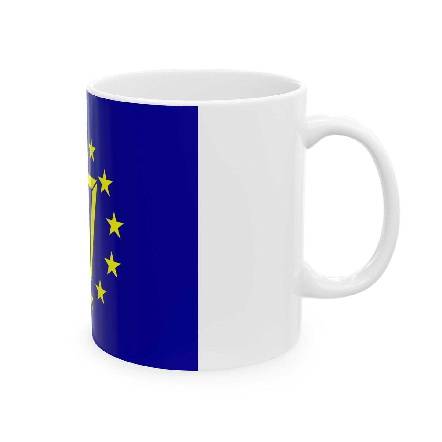 Personal flag of the deputies and assistants of the Inspector General for the U.S. Department of Defense (United States) White Coffee Mug-Go Mug Yourself