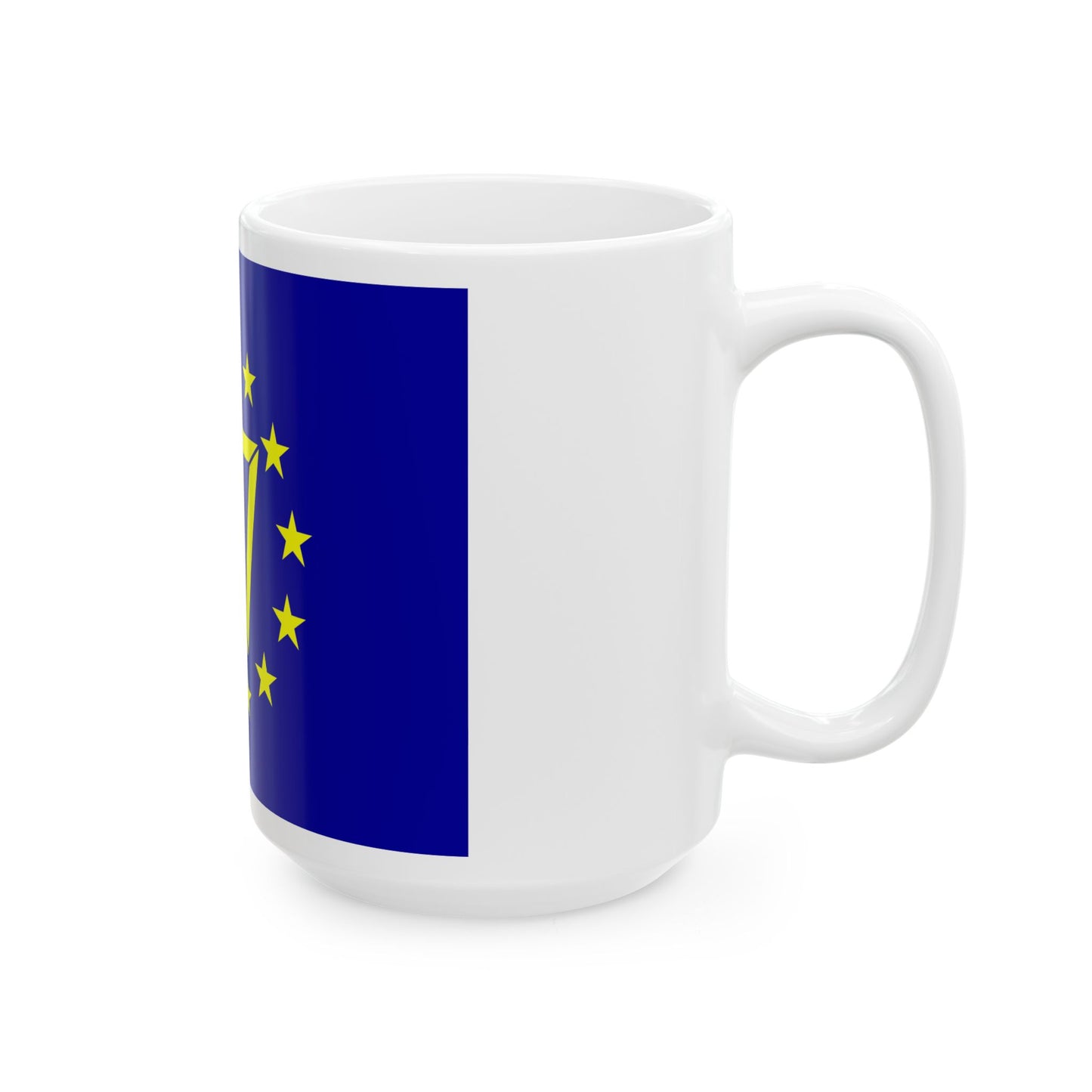 Personal flag of the deputies and assistants of the Inspector General for the U.S. Department of Defense (United States) White Coffee Mug-Go Mug Yourself