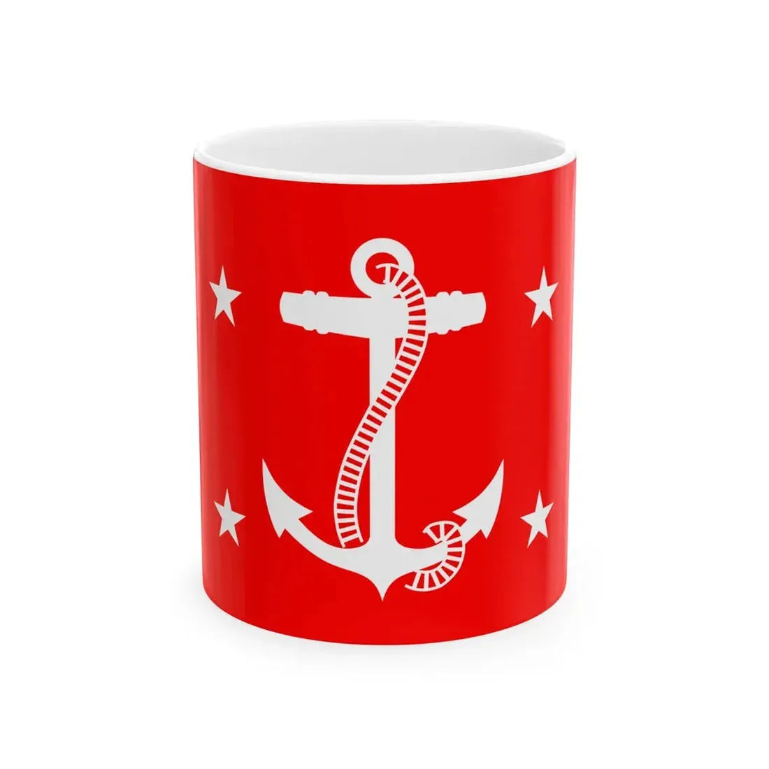 Personal Flag of the US Under Secretary of the Navy (United States) White Coffee Mug 11oz - Go Mug Yourself