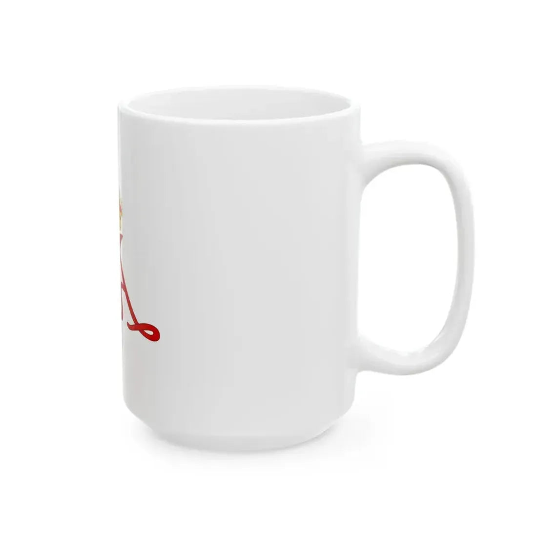 Personal standard of Prince Alberto II of Monaco (Monaco) White Coffee Mug - Go Mug Yourself