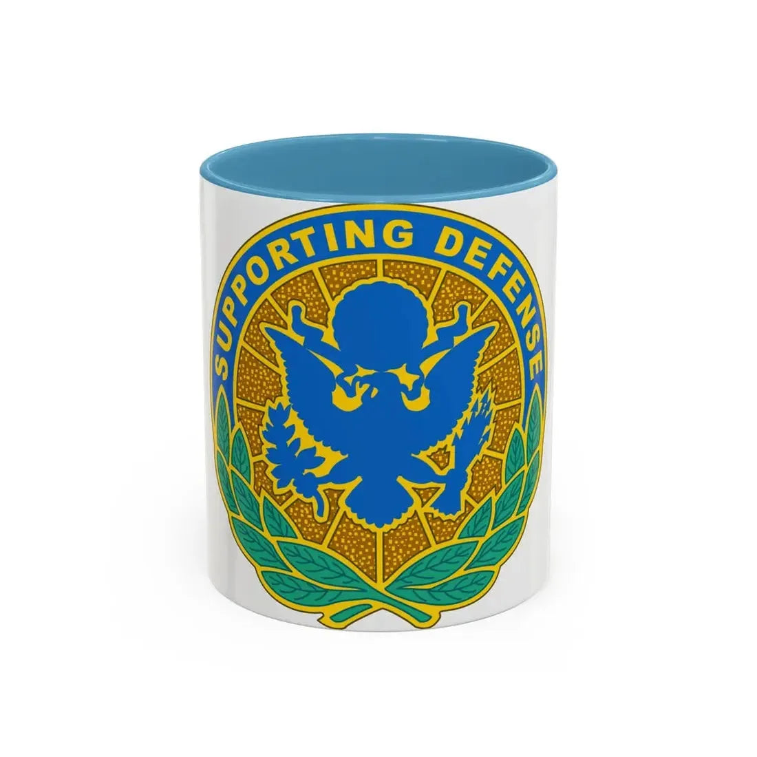 Personnel Assigned to DOD and Joint Activities (U.S. Army) Accent Coffee Mug 11oz Light Blue - Go Mug Yourself