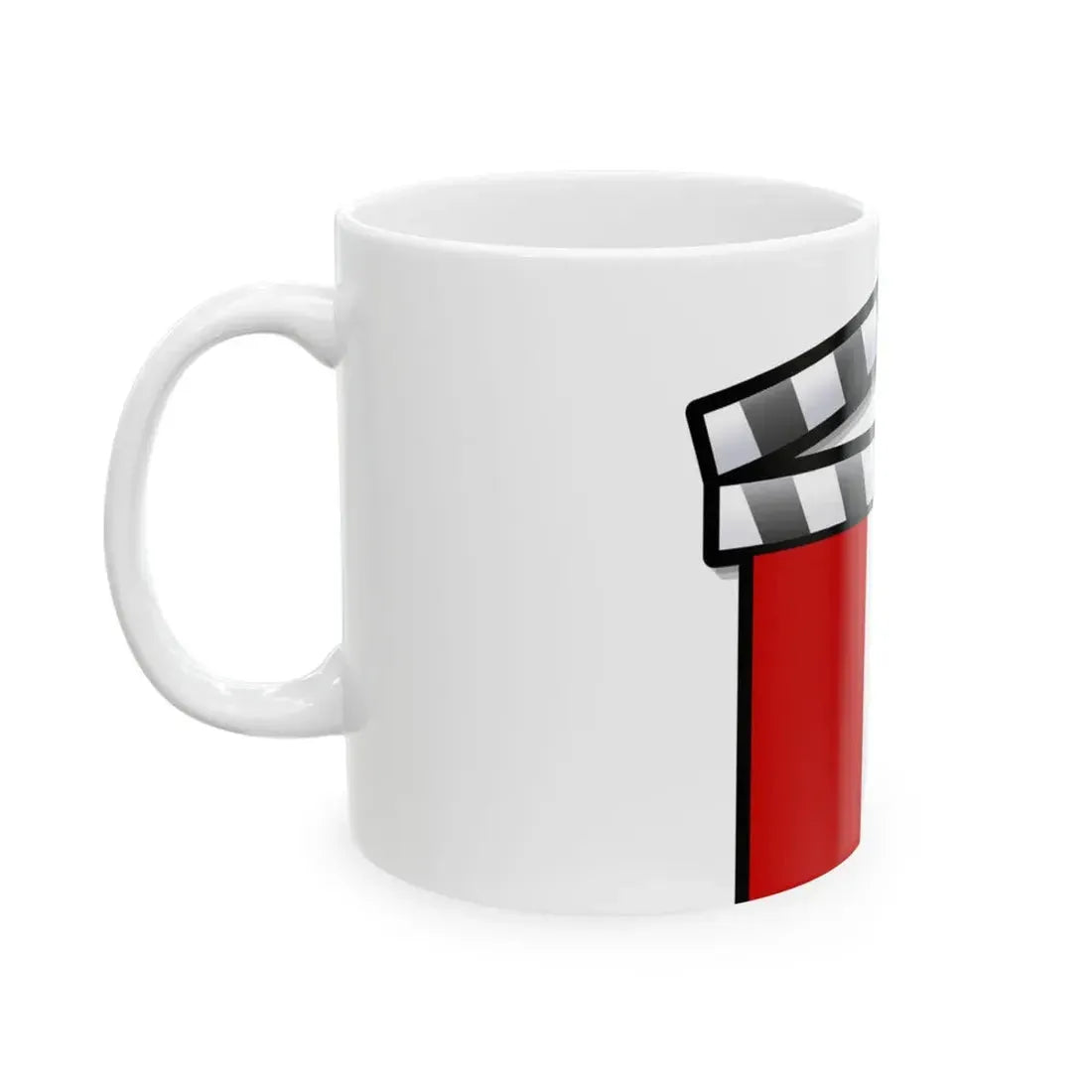 Peru film clapperboard (Peru) White Coffee Mug - Go Mug Yourself