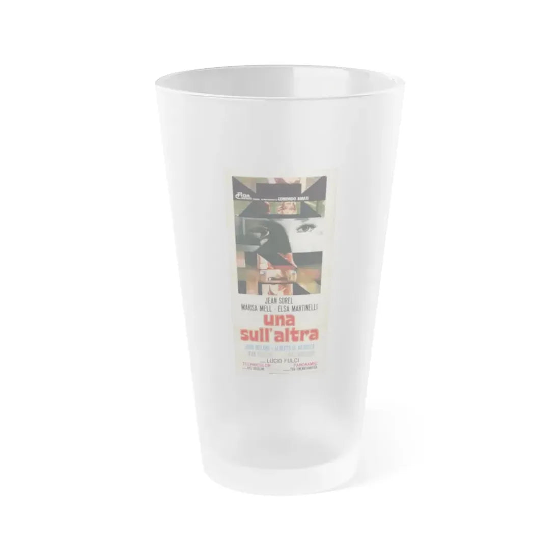 PERVERSION STORY 1969 Movie Poster - Frosted Pint Glass 16oz 16oz Frosted - Go Mug Yourself