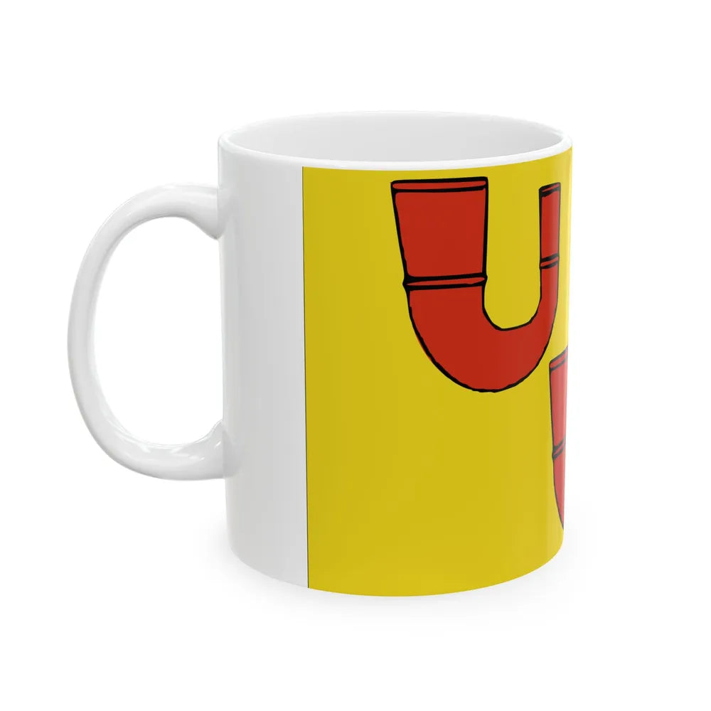 Perwijs vlag (Belgium) White Coffee Mug - Go Mug Yourself
