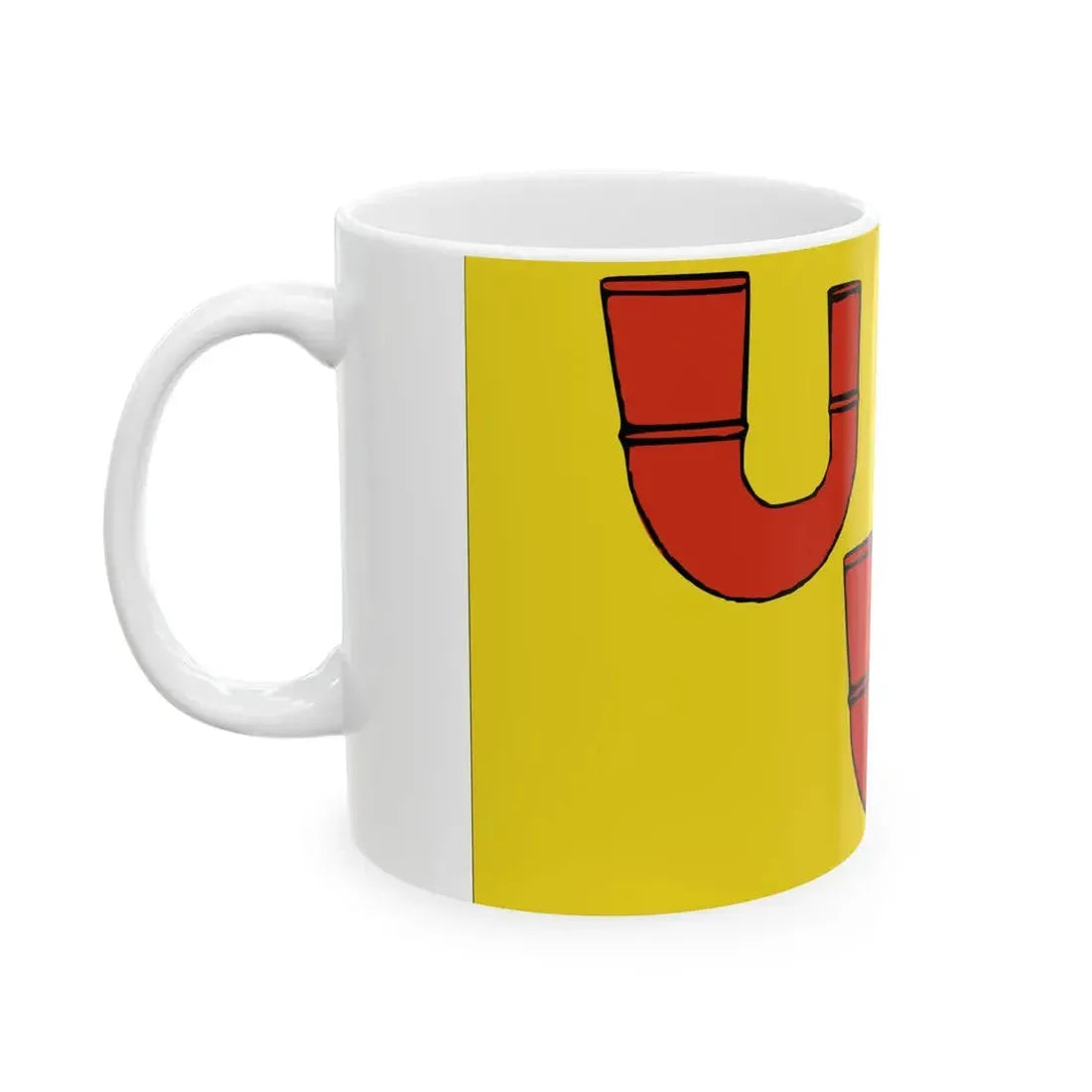 Perwijs vlag (Belgium) White Coffee Mug - Go Mug Yourself
