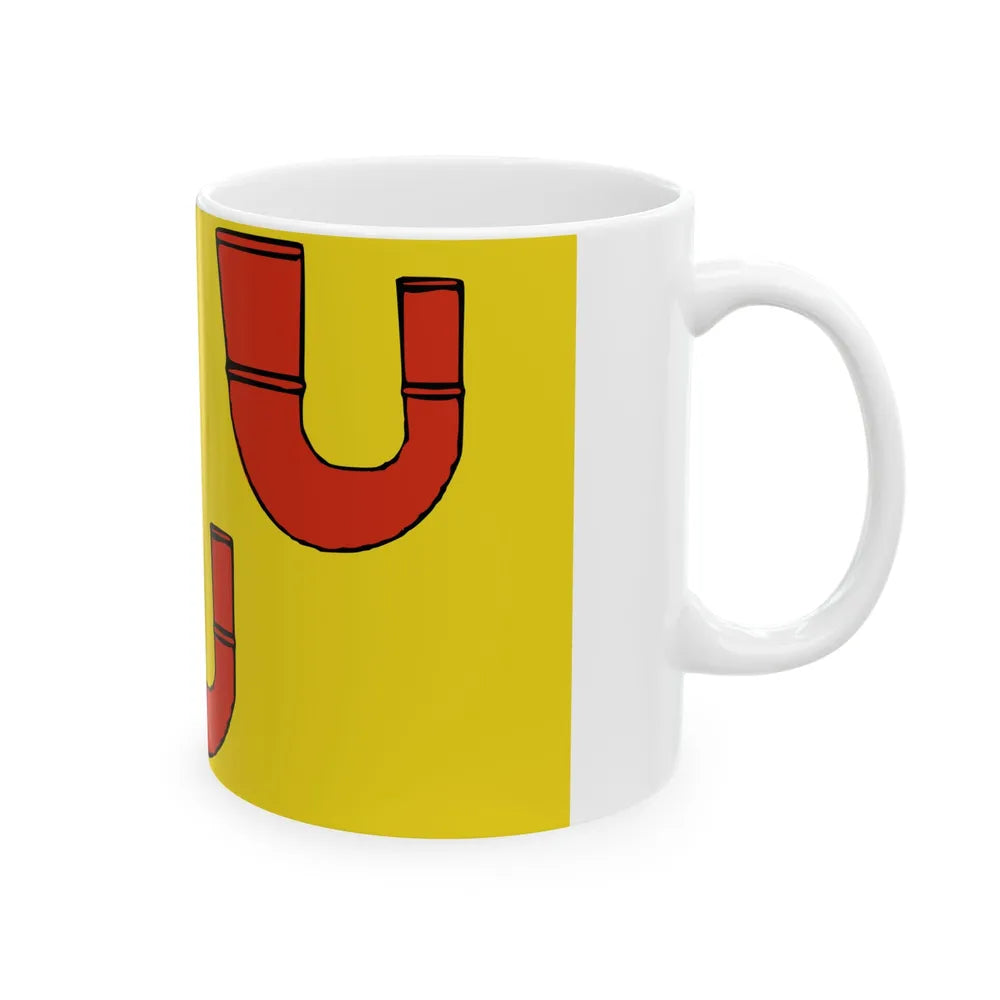 Perwijs vlag (Belgium) White Coffee Mug - Go Mug Yourself
