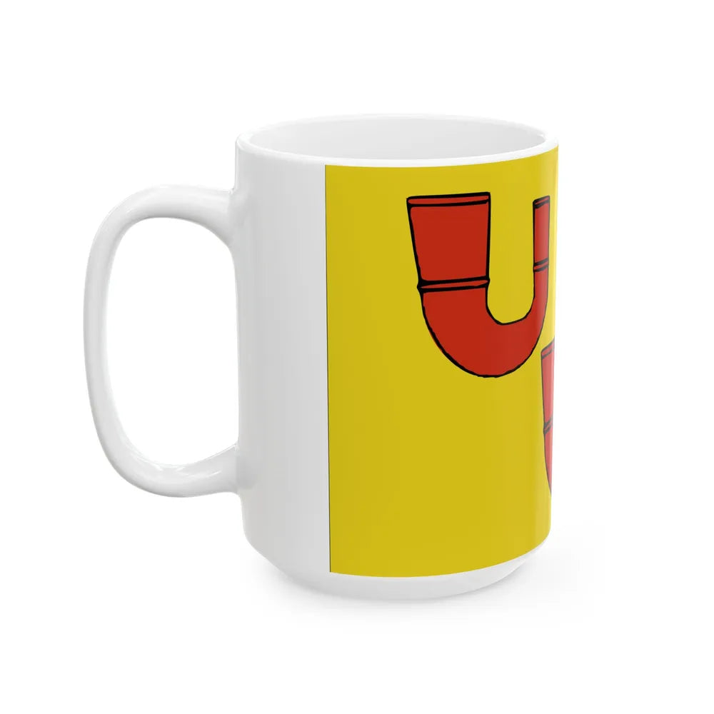 Perwijs vlag (Belgium) White Coffee Mug - Go Mug Yourself