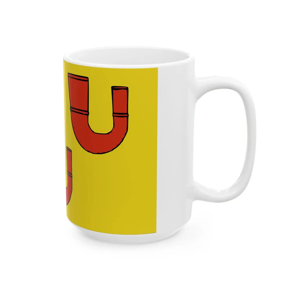 Perwijs vlag (Belgium) White Coffee Mug - Go Mug Yourself