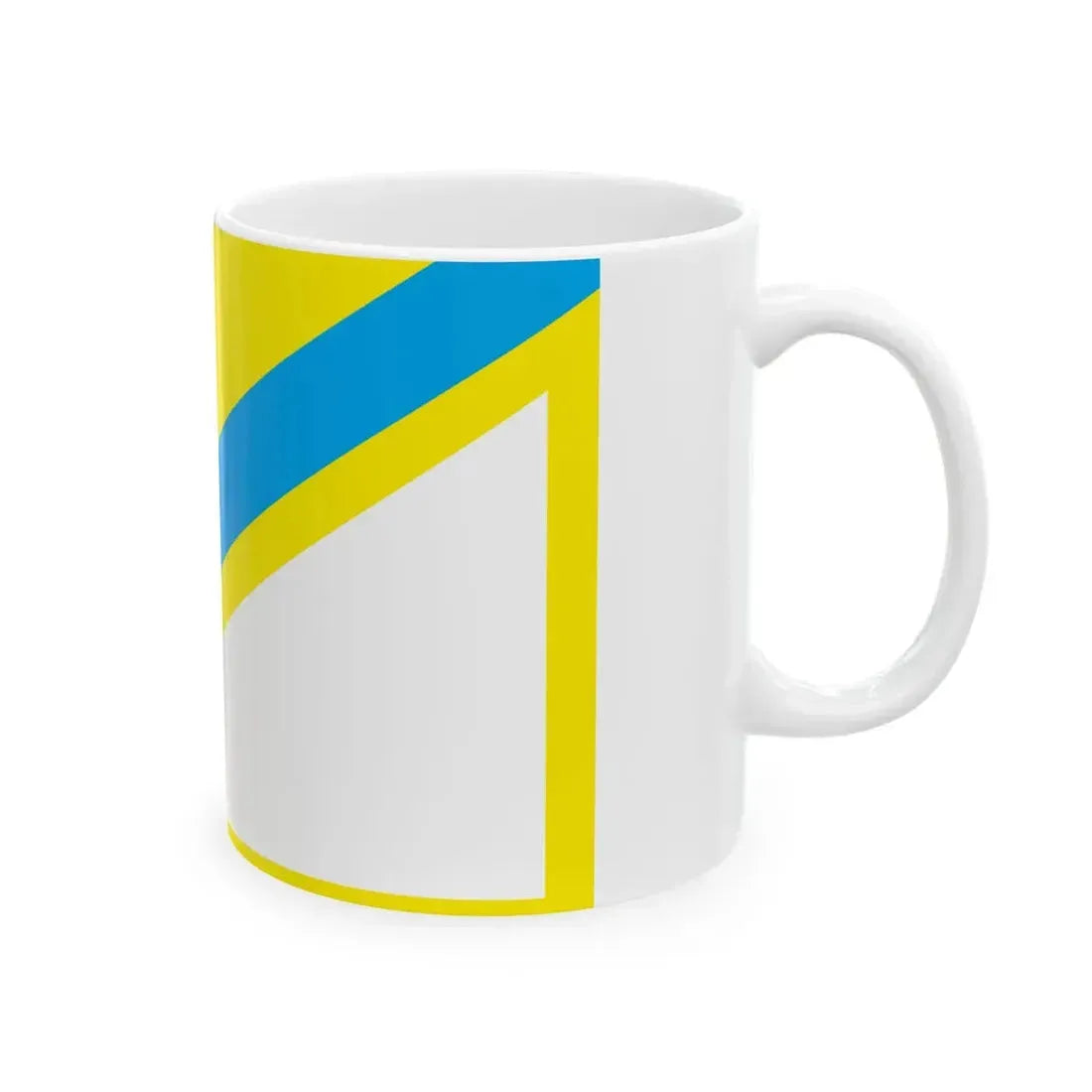 Peschiera Borromeo-Bandiera (Italy) White Coffee Mug - Go Mug Yourself