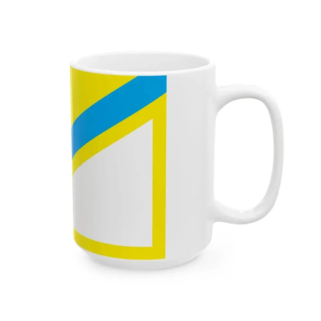Peschiera Borromeo-Bandiera (Italy) White Coffee Mug - Go Mug Yourself