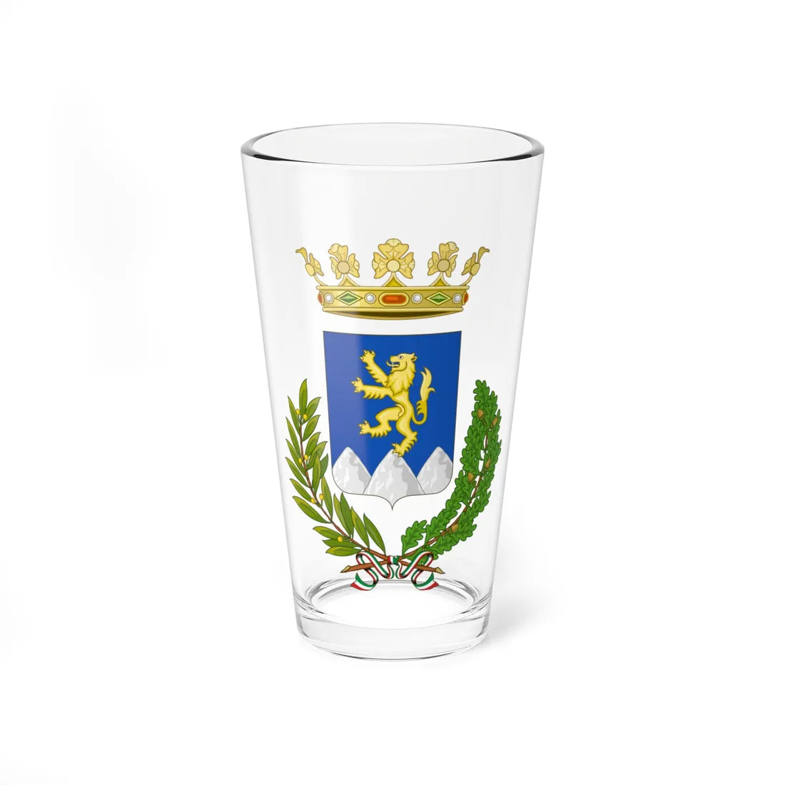 Pesco Sannita-Stemma (Italy) (Coat of Arms) Pint Glass 16oz 16oz - Go Mug Yourself