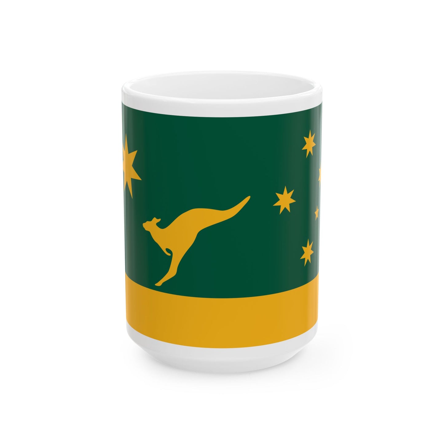 Peter Markwicks Proposal 2000 Australian Flag Proposal (Australia) White Coffee Mug-15oz-Go Mug Yourself
