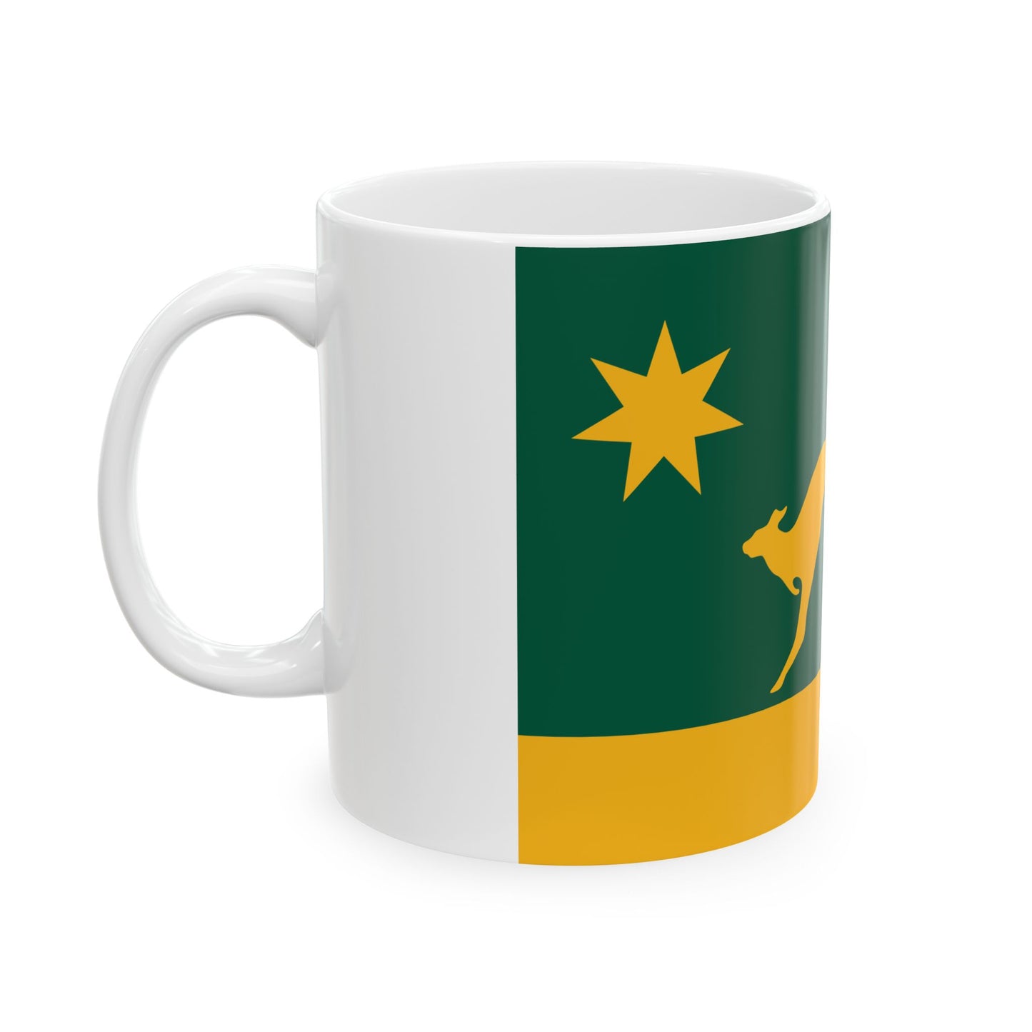 Peter Markwicks Proposal 2000 Australian Flag Proposal (Australia) White Coffee Mug-Go Mug Yourself