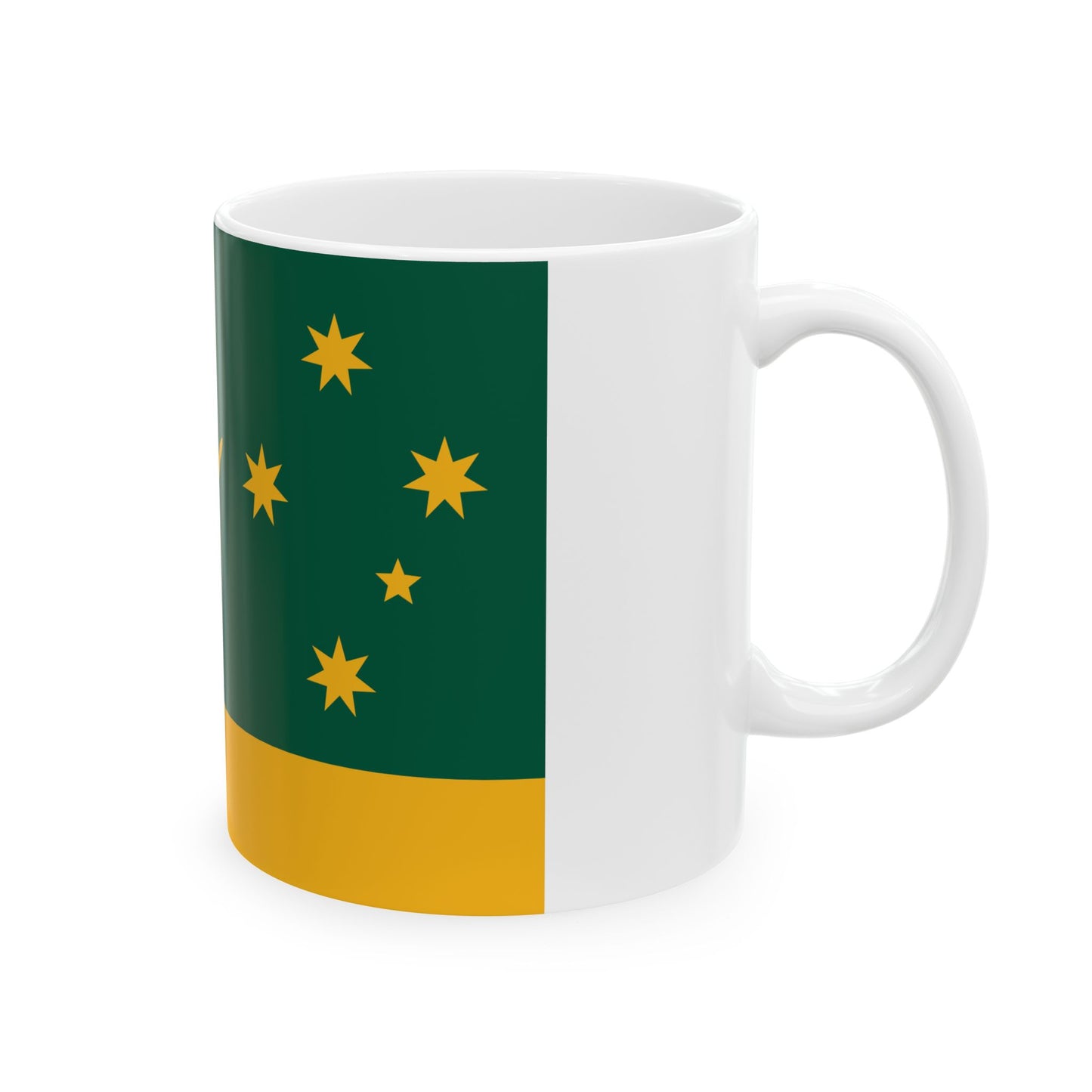Peter Markwicks Proposal 2000 Australian Flag Proposal (Australia) White Coffee Mug-Go Mug Yourself