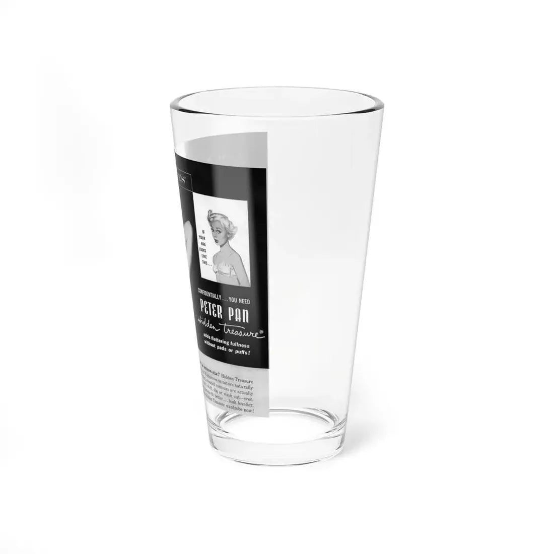 Peter Pan advertisement, 1953 (Magazine Illustration) Pint Glass 16oz - Go Mug Yourself