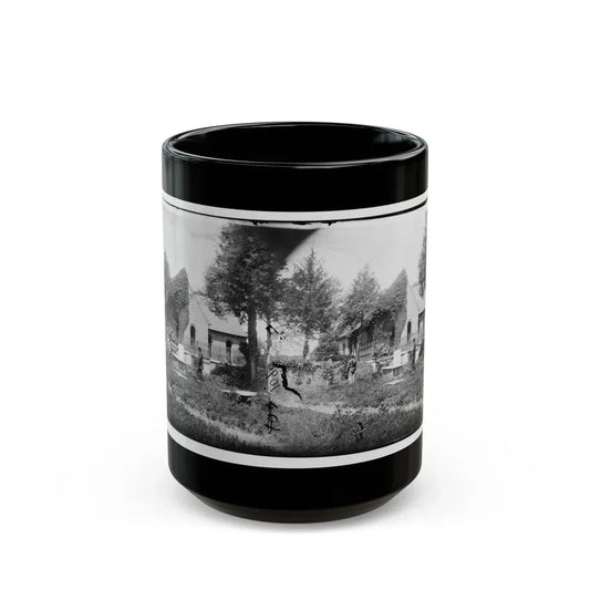 Petersburg, Va. Blandford Church And Graveyard (U.S. Civil War) Black Coffee Mug 15oz - Go Mug Yourself