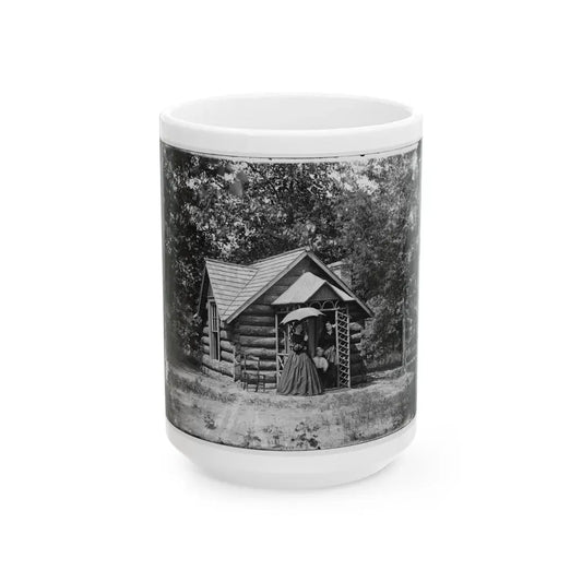 Petersburg, Va. Cottage Of Col. Nathaniel Michler, U.S. Engineers, At Bryant House (U.S. Civil War) White Coffee Mug 15oz - Go Mug Yourself
