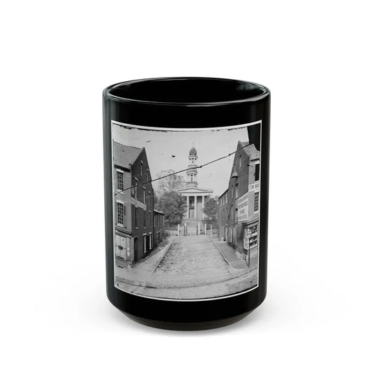 Petersburg, Va. Courthouse (U.S. Civil War) Black Coffee Mug 15oz - Go Mug Yourself