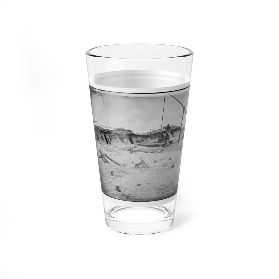 Petersburg, Va. Earthworks In Front Of The Town (U.S. Civil War) Pint Glass 16oz - Go Mug Yourself