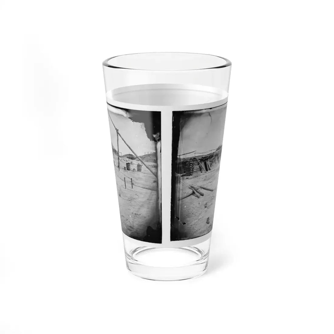 Petersburg, Va. Earthworks In Front Of The Town (U.S. Civil War) Pint Glass 16oz - Go Mug Yourself