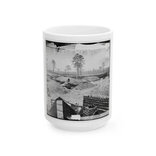 Petersburg, Va. Fortifications (U.S. Civil War) White Coffee Mug 15oz - Go Mug Yourself
