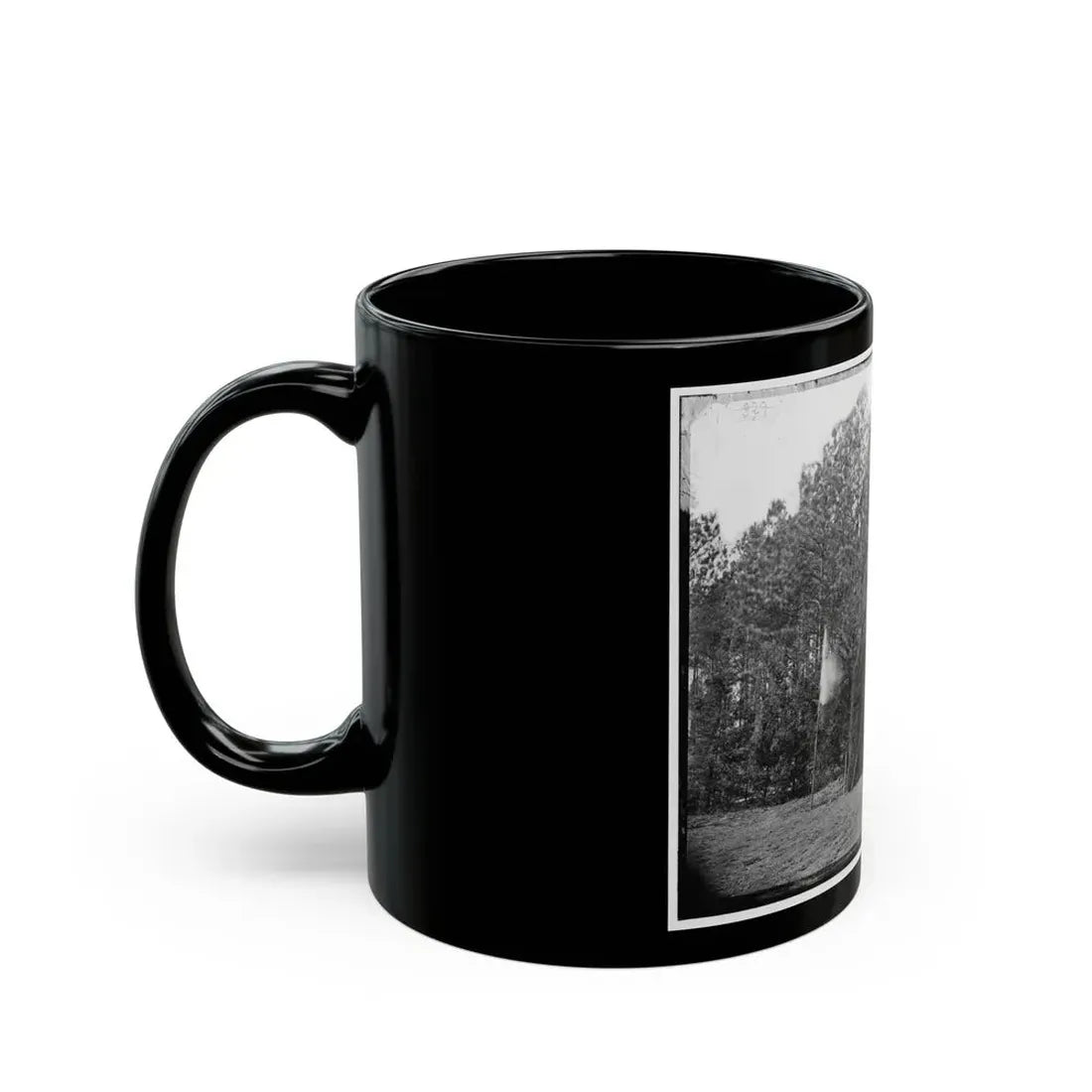 Petersburg, Va. Headquarters, 50th New York Engineers (U.S. Civil War) Black Coffee Mug - Go Mug Yourself